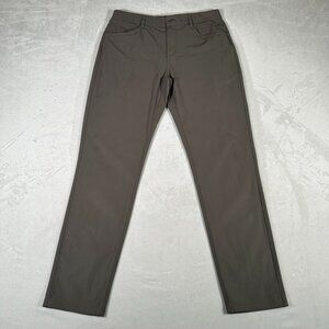 Vuori Meta Pants Men Size 32 W32 L30 Gray Tapered Slim Fit 4 Way Stretch V430